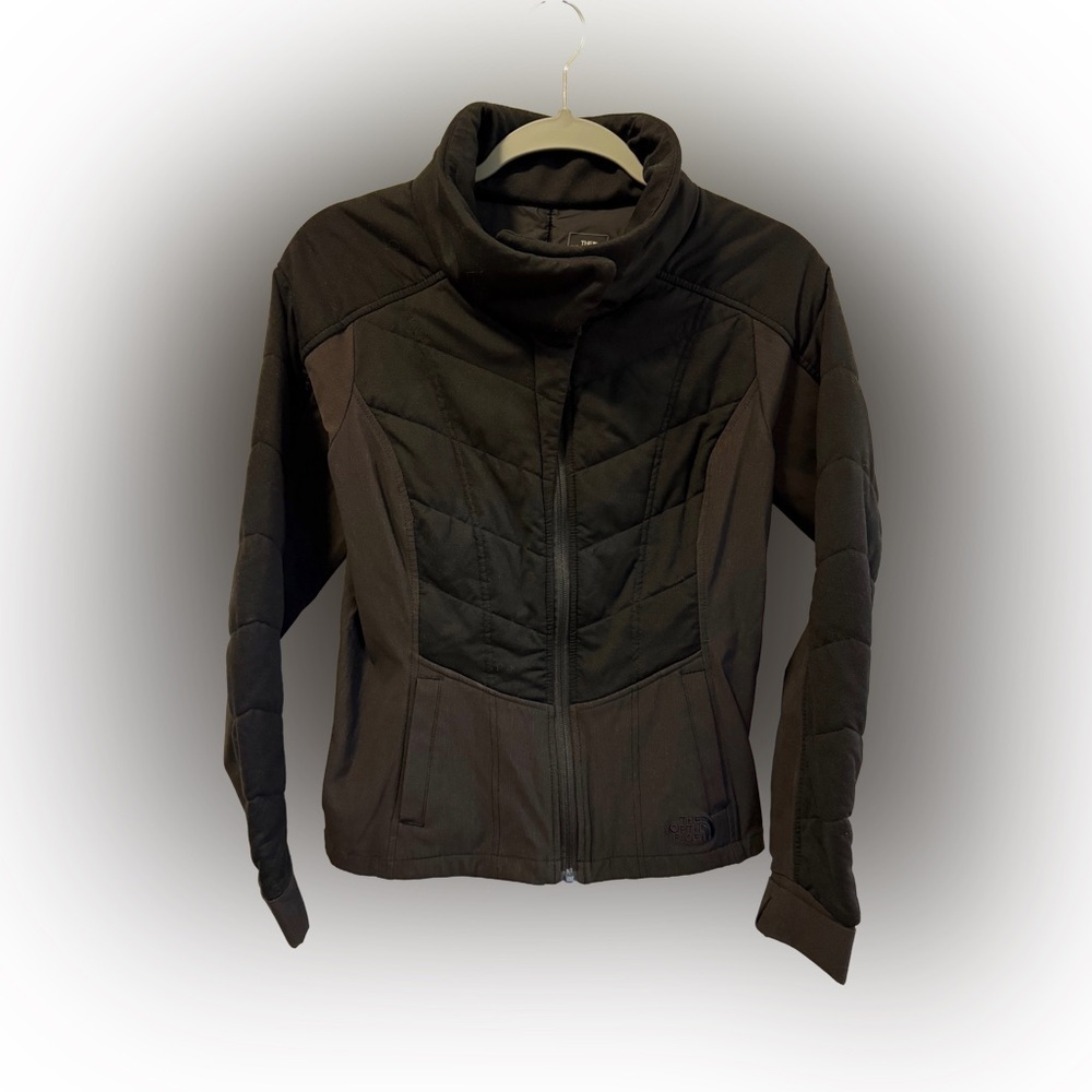 The North Face Pseudio Black Moto Jacket, Size S - Picture 5 of 8